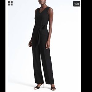 Banana republic black sleeveless jumpsuit 12